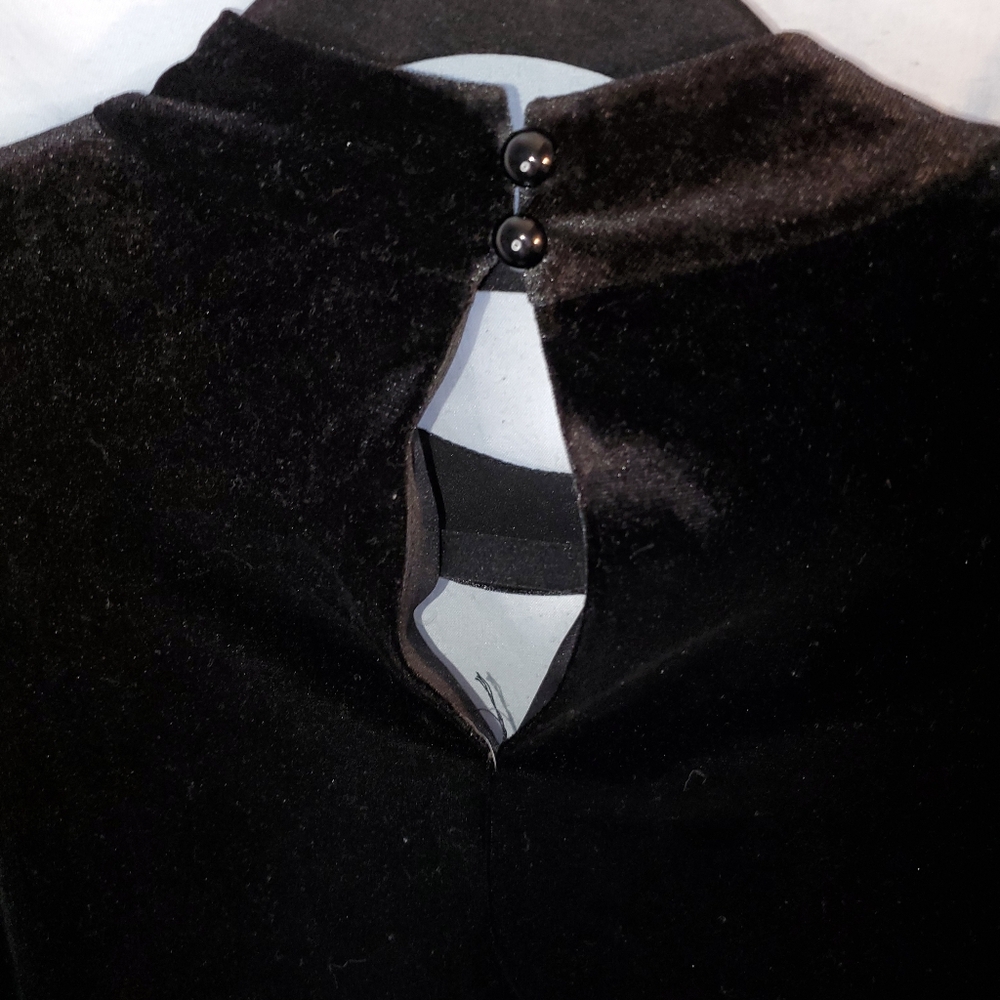 Boutique Black faux  Velvet  sz 2x - Picture 7 of 10